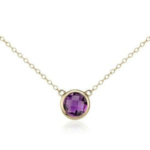 Blue Nile Amethyst Gemstone Necklace